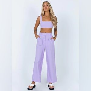 Princess Polly HUXLEY SET LILAC